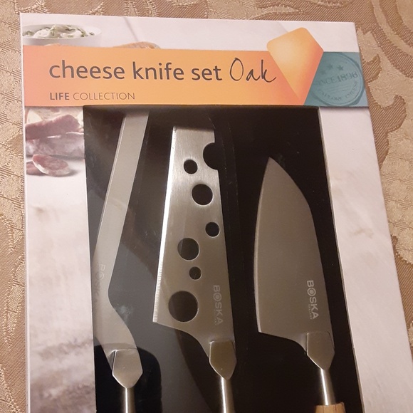 Boska Holland Cheese Knife Set Oak Life Collection - Picture 2 of 3